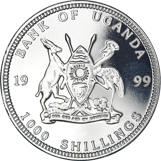 Pièce de monnaie,
Ouganda,
Nouvel euro - Autriche 2 cents