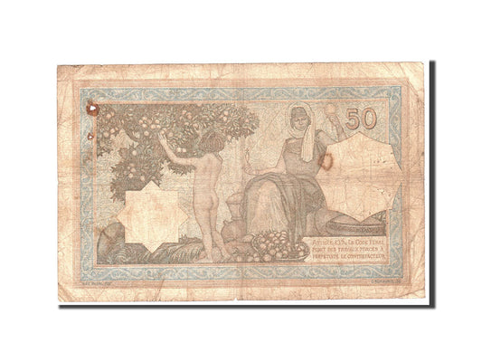 Billet de banque,
Algérie,
50 francs