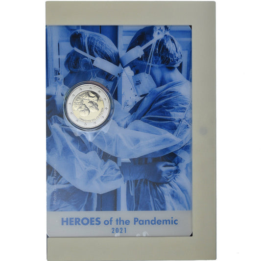 Malte,
2 euros,
Héros de la pandémie