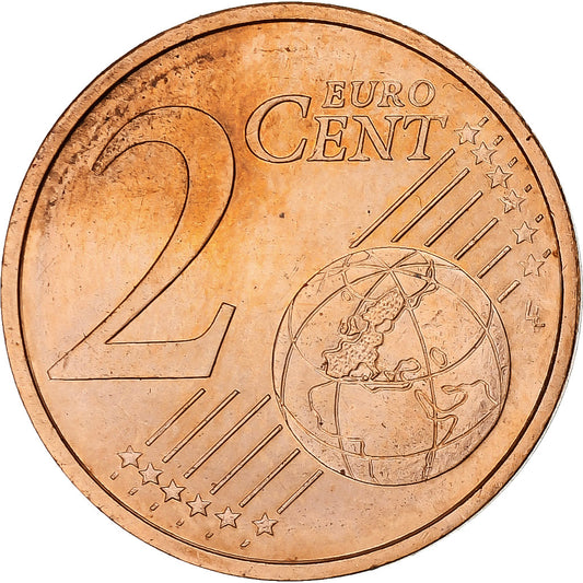 France,
Rainier III,
2 centimes d'euro