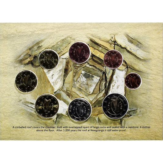 Irlande,
Coffret 1 ct - 2 euros,
Newgrange