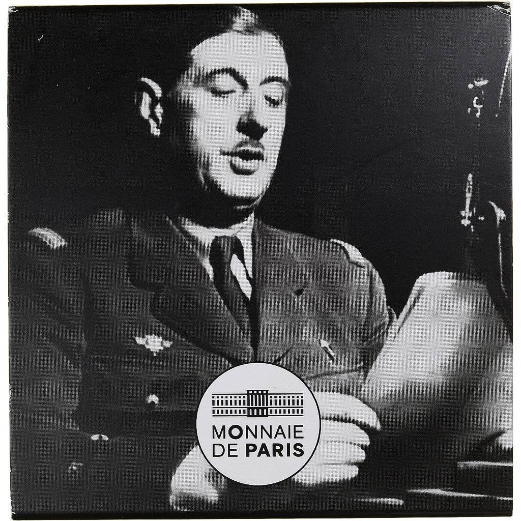 France,
2 euros,
Charles De Gaulle