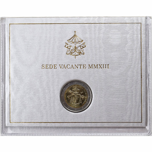 Vatican,
Siège vacant,
2 euros