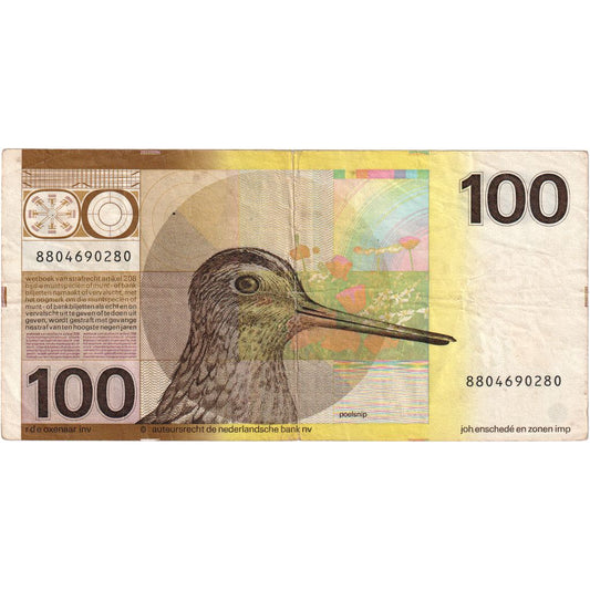 Pays-Bas,
100 florins,
1977-07-28