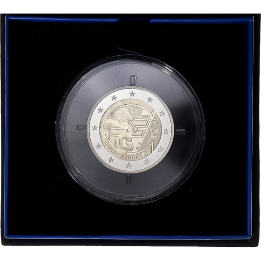France,
2 euros,
Jacques Chirac