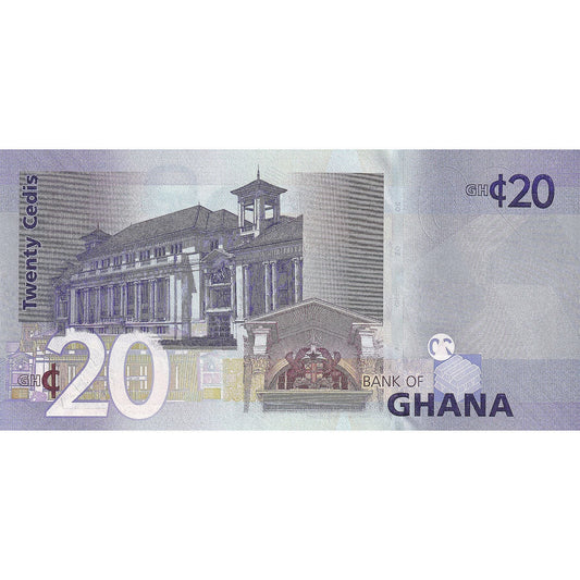 Ghana,
20 cédis,
2007-07-01