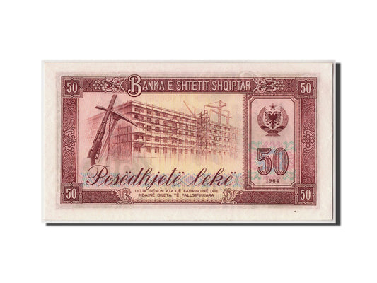 Billet de banque,
Albanie,
50 Leke