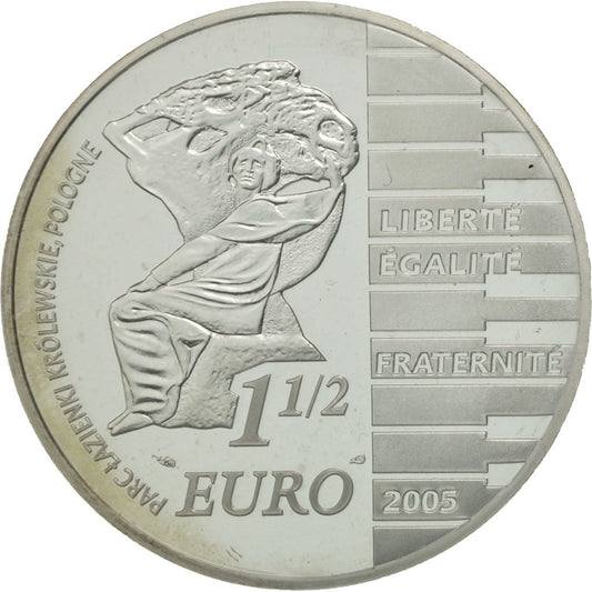 Pièce de monnaie,
France,
1,5 euro