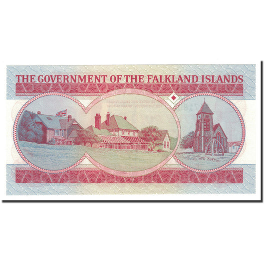 Billet de banque,
Îles Malouines,
5 livres