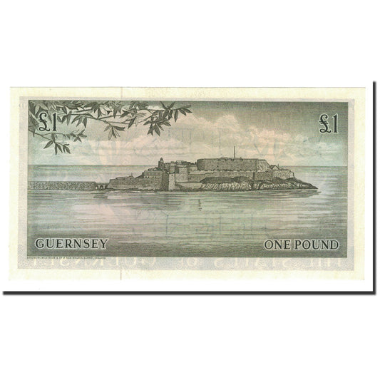 Billet de banque,
Guernesey,
1 livre