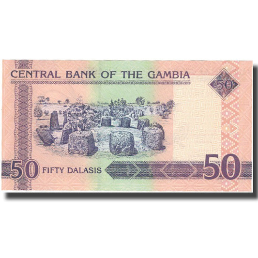 Billet de banque,
Gambie,
50 Dalasis