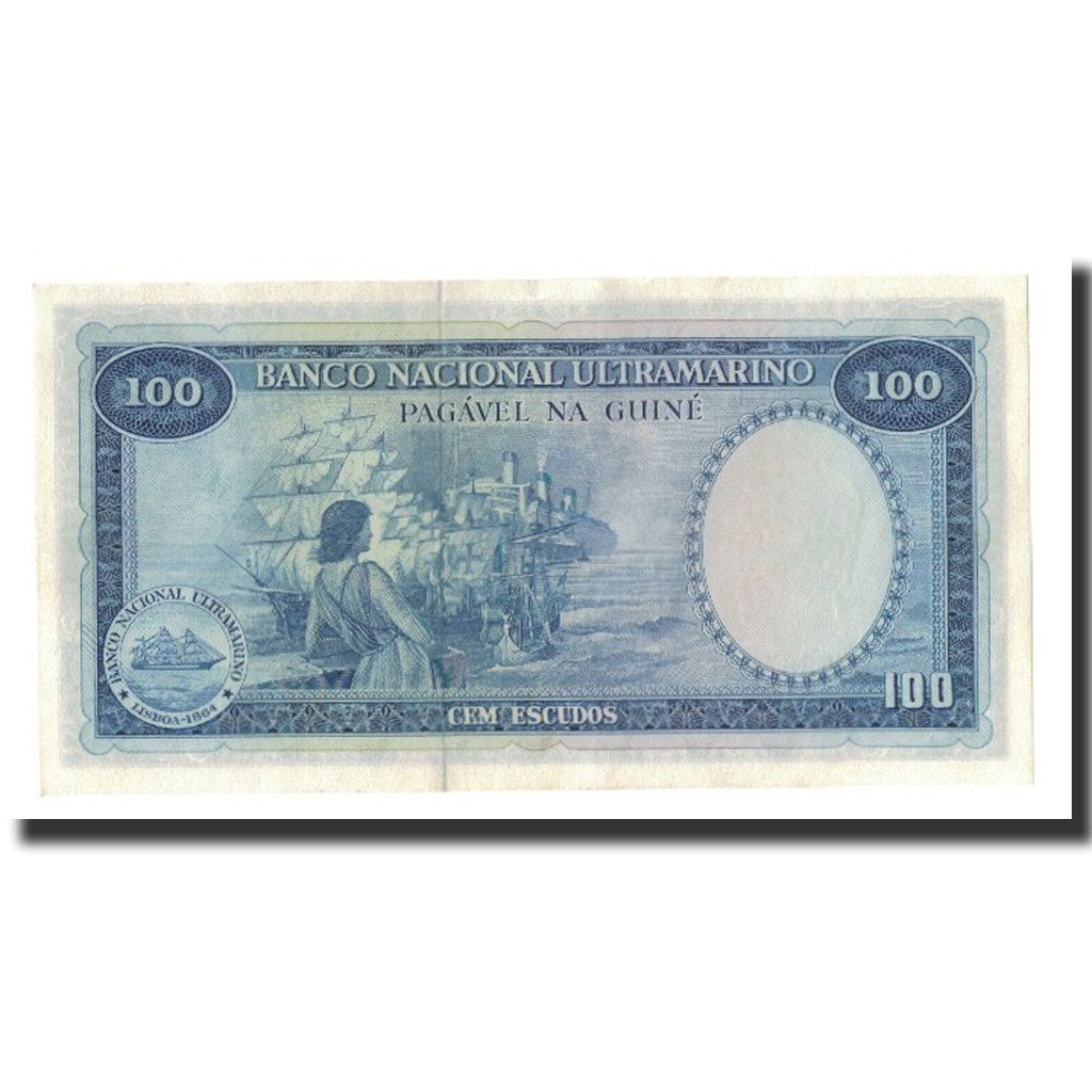 Billet de banque,
Guinée portugaise,
100 escudos