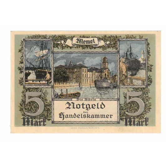 Billet de banque,
Mémel,
5 points