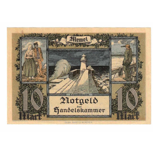 Billet de banque,
Mémel,
10 points