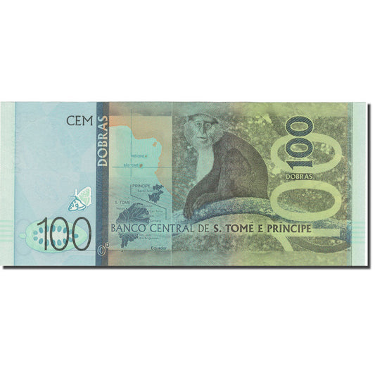 Billet de banque,
Saint Thomas et le Prince,
100 Dobras