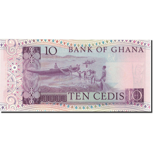Billet de banque,
Ghana,
10 cédis
