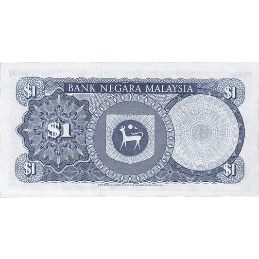 Billet de banque,
Malaisie,
1 ringgit