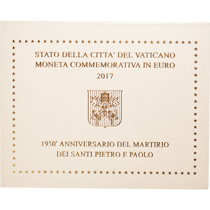 Vatican, 

2 euros, 

2017