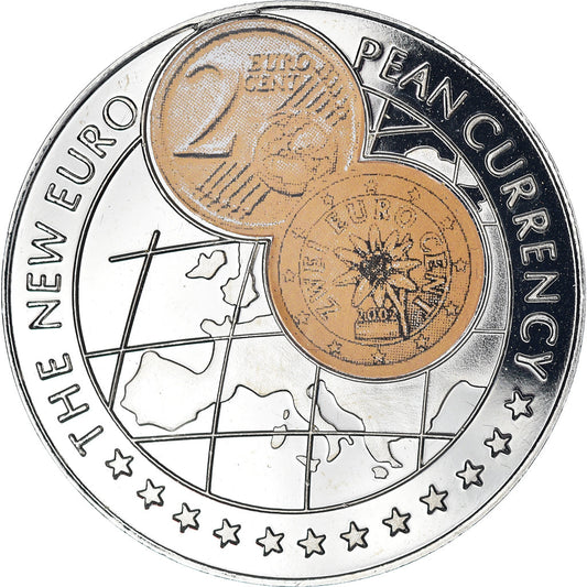 Pièce de monnaie, 

Ouganda, 

Nouvel euro - Autriche 2 cents