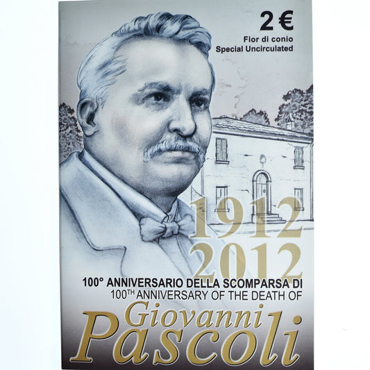 Italie, 
  
  2 euros, 
  
  Giovanni Pascoli
