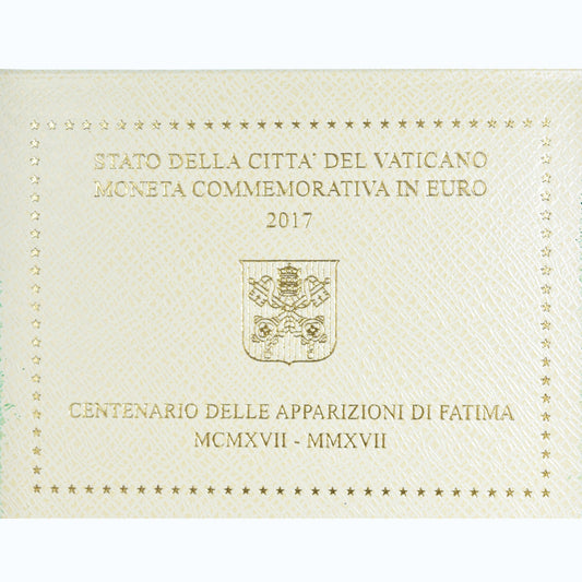 Vatican, 
  
  2 euros, 
  
  centenaire des Apparitions de Fatima