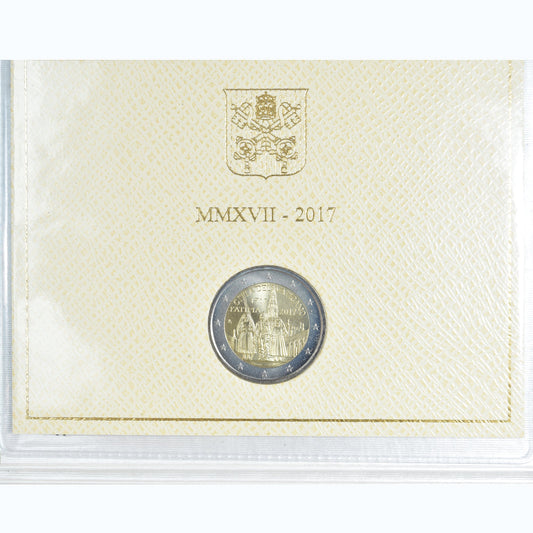 Vatican, 
  
  2 euros, 
  
  centenaire des Apparitions de Fatima