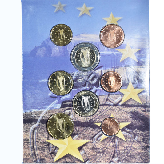 Irlande, 

1 centime à 2 euros, 

Ensemble euro