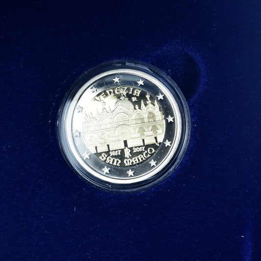 Italie, 
  
  2 euros, 
  
  Saint-Marc
