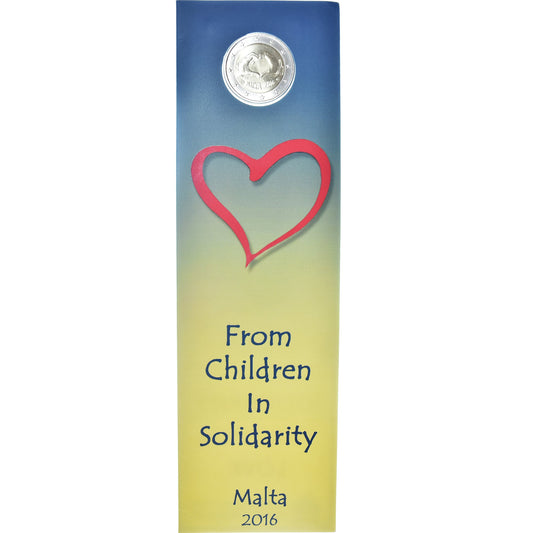 Malte, 

2 euros, 

Solidarité par l'amour