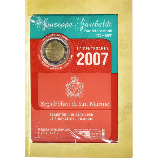 Saint-Marin, 
  
  2 euros, 
  
  2007
