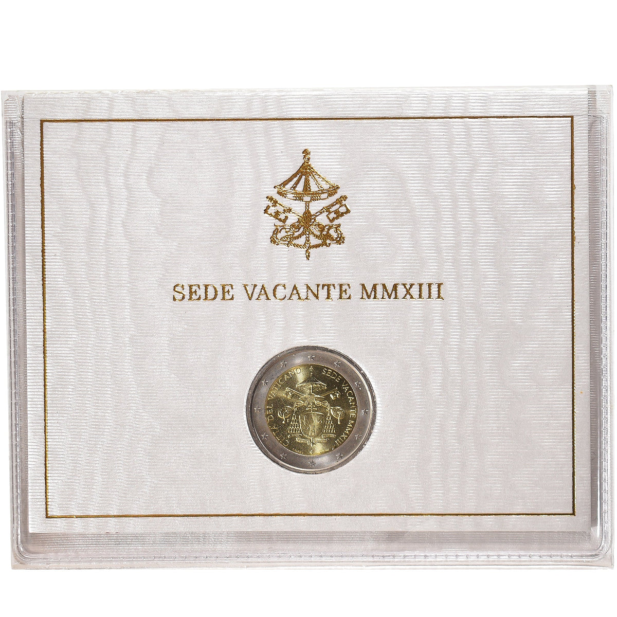 Vatican, 
  
  2 euros, 
  
  Siège vacant