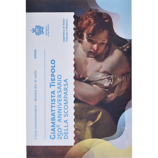 Saint-Marin, 
  
  2 euros, 
  
  250 ans de la mort de Giambattista Tiepolo