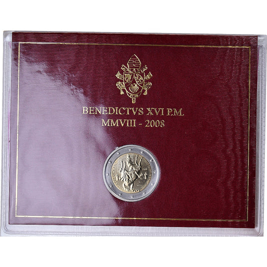 Vatican, 
  
  2 euros, 
  
  Année de Saint Paul