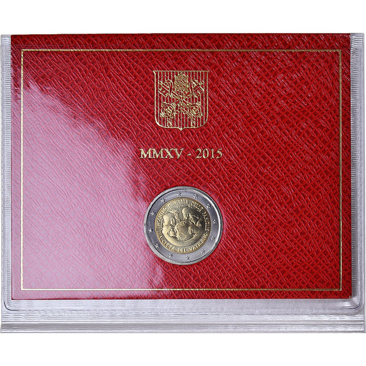 Vatican, 
  
  2 euros, 
  
  8ème rencontre mondiale de la Famille