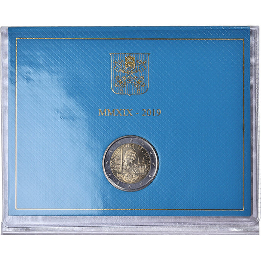 Vatican, 
  
  2 euros, 
  
  90 ans de la fondation de l'état du Vatican