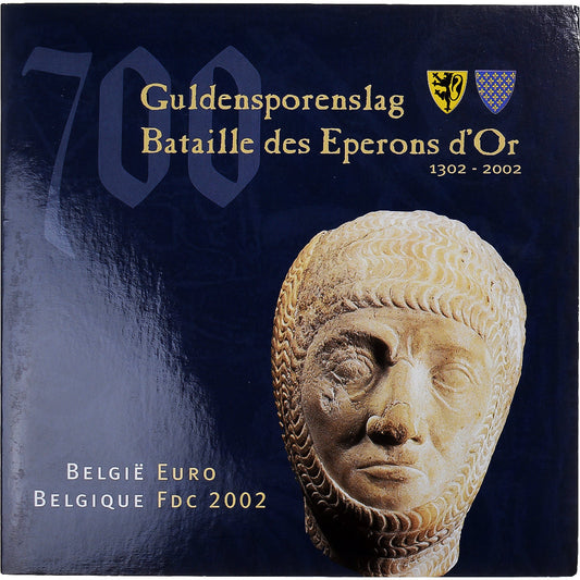 Belgique, 
  
  1 centime à 2 euros, 
  
  Bataille des éperons d'or