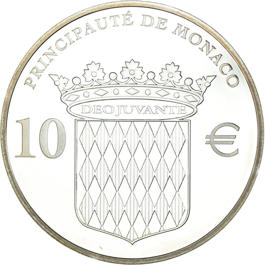 Monaco, 
  
  Honoré II, 
  
  10 euros