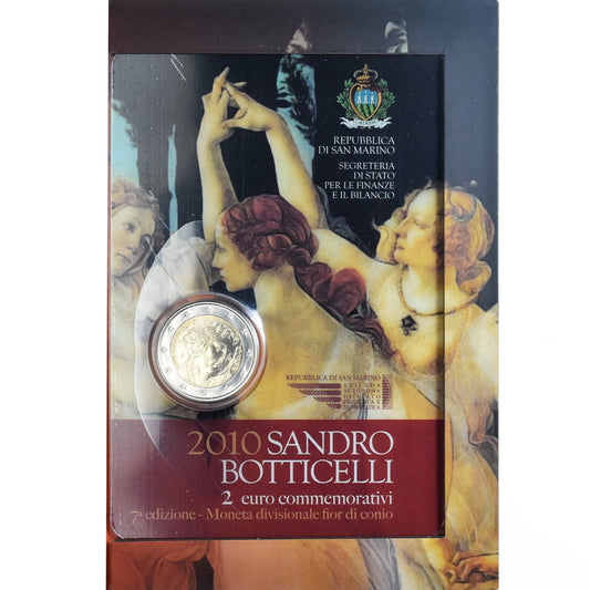 Saint-Marin, 
  
  2 euros, 
  
  2010