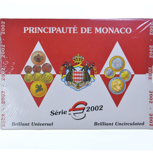 Monaco, 

Coffret 1 cts. - 2 euros, 

Rainier III