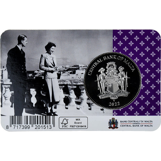 Malte, 
  
  Elisabeth II, 
  
  25 euros