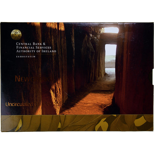 Irlande, 

1 centime à 2 euros, 

Ensemble euro - Newgrange