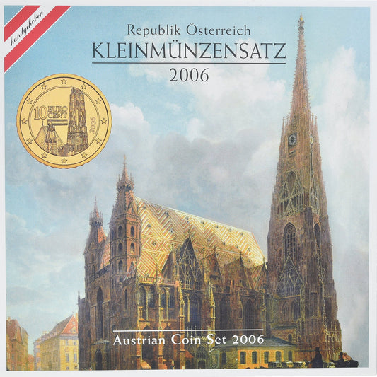 Autriche, 

Coffret 1 ct. - 2 euros, 

2006