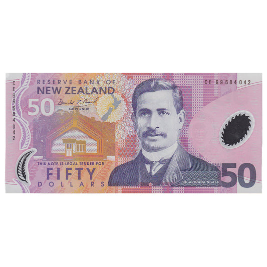 Billet de banque, 

Nouvelle-Zélande, 

50 dollars