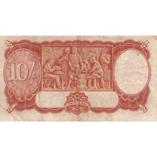 Billet de banque, 

Australie, 

10 shillings