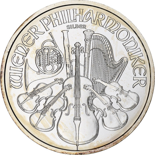 Autriche, 

1,5 euro / 1 oz, 

Orchestre philharmonique