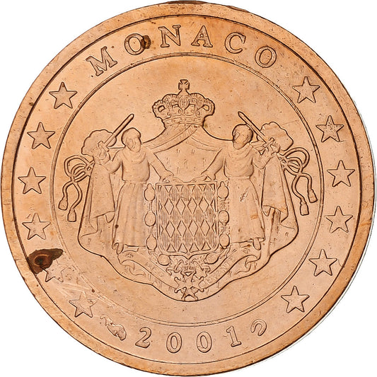 France, 

Rainier III, 

2 centimes d'euro