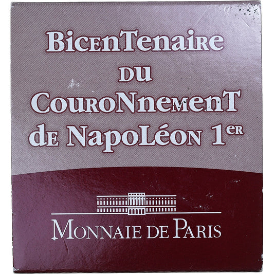 France, 
  
  1-1/2 euros, 
  
  Bicentenaire du Couronnement de Napoléon Ier