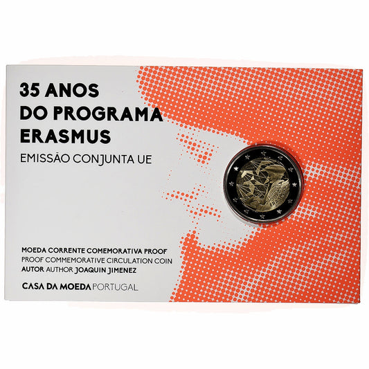 Portugal, 
  
  2 euros, 
  
  Erasmus