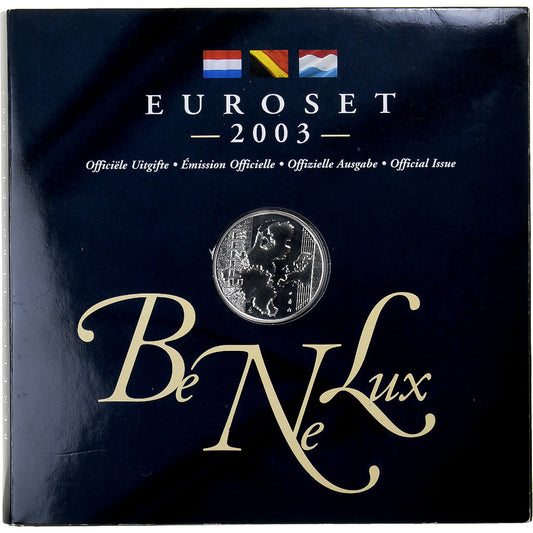 Benelux, 
  
  Ensemble 1 ct. - 2 Euros + Jeton, 
  
  BU