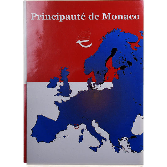 Monaco, 
  
  Rainier III et Albert, 
  
  Coffret 10 ch. - 2 euros